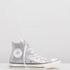 Chuck Taylor All Star Glitter Hi - Women's Silver Glitter By Converse -Vionic AU Shop ic chuck taylor all star glitter hi women s 793424