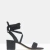 Chyna Lace-Up Block Heel Sandals Black By Betts -Vionic AU Shop ic chyna lace up block heel sandals 663878