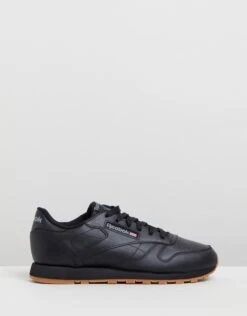Classic Leather - Women's Black & Gum By Reebok