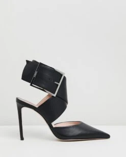 Closed Point Toe Heels Black By Schutz