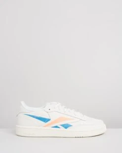 Club C 85 - Women's Chalk, Cyan & Sunglo By Reebok