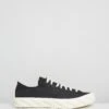 Coated Canvas Sneakers Black By Age