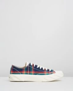 Coated Canvas Sneakers Blue Check By Age