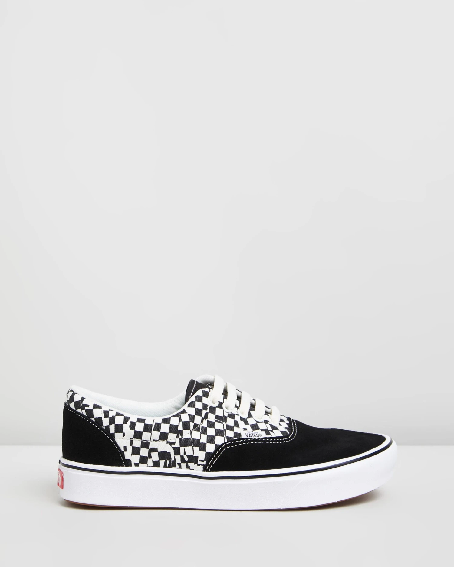 ComfyCush Era - Unisex Tear Check, Black & True White By Vans 3 ComfyCush Era - Unisex Tear Check, Black & True White By Vans