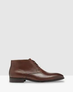 Craig Leather Boots Cognac By Oxford