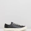 Cut Sneakers Black Leather By Age -Vionic AU Shop ic cut sneakers 906463