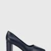 Dalena Leather Pointed Toe Block Heels Navy By Wittner -Vionic AU Shop ic dalena leather pointed toe block heels 906557