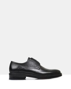 Dalinger Leather Derby Shoes Black By Brando