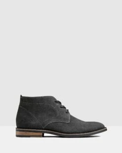 Delaney Desert Boots Charcoal By Aq By Aquila