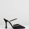 Desi Mules Black Micro By Dazie -Vionic AU Shop ic desi mules 878079