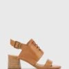 Devanti Leather Plaited Front Block Heel Sandals Tan By Wittner 2 Devanti Leather Plaited Front Block Heel Sandals Tan By Wittner -Vionic AU Shop ic devanti leather plaited front block heel sandals 983690