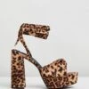 Devon Platform Heels Leopard Microsuede By Dazie -Vionic AU Shop ic devon platform heels 831735
