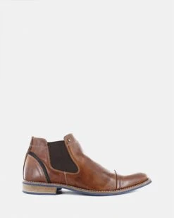 Diego Chelsea Boots Tan By Wild Rhino
