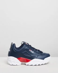 Disruptor II LAB - Men's Fila Navy, White & Fila Red By Fila