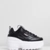 Disruptor II Wedges Black, Fila Red & White By Fila -Vionic AU Shop ic disruptor ii wedges 867583