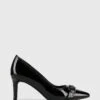 Downton Patent Leather Buckle Stiletto Heels Black By Wittner -Vionic AU Shop ic downton patent leather buckle stiletto heels 920154