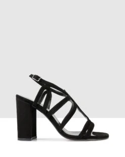 Erica Block Heels Black By Sempre Di