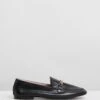 Evelyn Leather Loafers Black Leather By Atmos&Here -Vionic AU Shop ic evelyn leather loafers 758711
