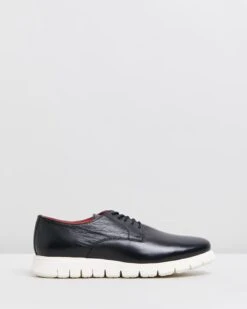 Farah Leather Derby Black By Double Oak Mills