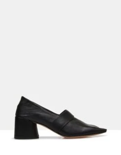 Fawn Heeled Loafers Black By Beau Coops