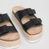 Fen Slides Black Smooth By Dazie