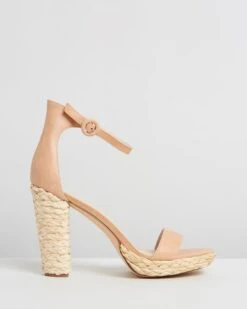 Flamenco Tan & Leather Raffia By Nude