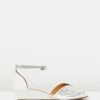 Fleur Wedges White / Silver By Vizzano -Vionic AU Shop ic fleur wedges 545605