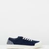 Flyknit Gamer Low Navy Stripe By Good News -Vionic AU Shop ic flyknit gamer low 571075