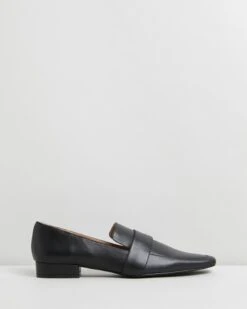 Frances Leather Loafers Black Leather By Atmos&Here