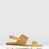 Francesca Leather Wedge Sandals Tan By Airflex -Vionic AU Shop ic francesca leather wedge sandals 960756