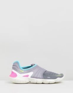 Free RN Flyknit 3.0 - Women's Gunsmoke, Volt & Aurora Green By Nike