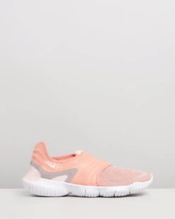 Free RN Flyknit 3.0 - Women's Pink Quartz, White & Echo Pink By Nike