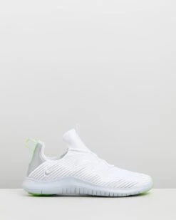 Free TR 9 - Women's White, Metallic Platinum & Pure Platinum By Nike