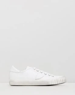 Gare Sneakers Veau Blanc Blanc By Philippe Model