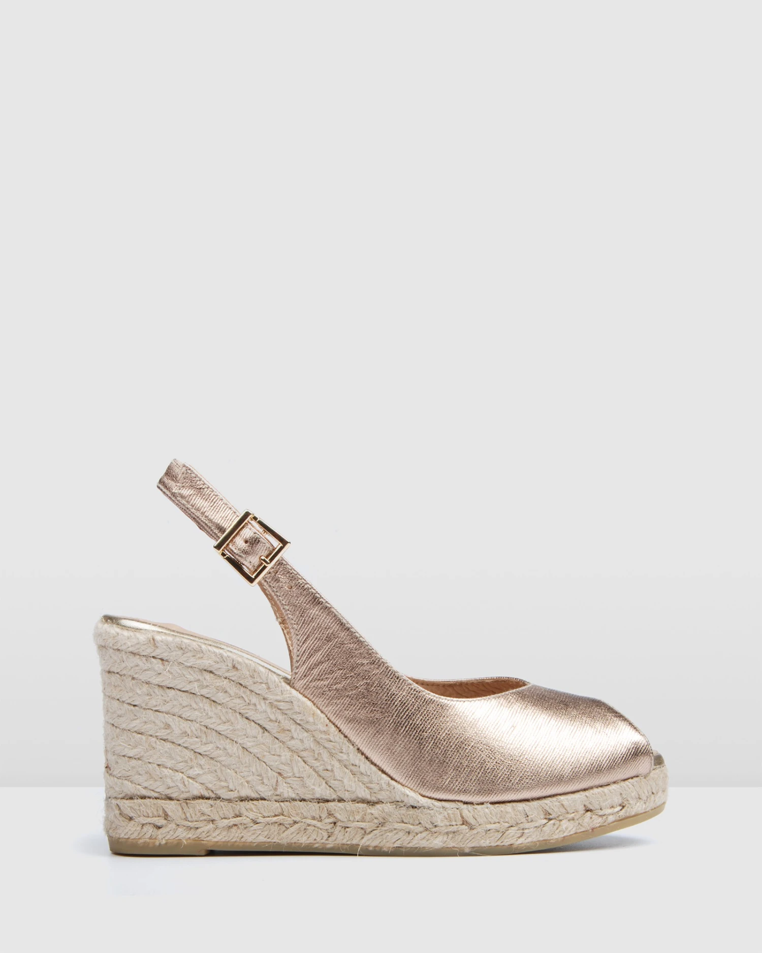 Gwen High Heel Wedge Espadrilles Rose Gold By Jo Mercer 3 Gwen High Heel Wedge Espadrilles Rose Gold By Jo Mercer
