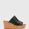 Hadleigh Leather Wedge Heels Black By Wittner -Vionic AU Shop ic hadleigh leather wedge heels 1023496