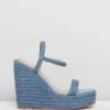 Hannah Wedges Blue Jute By Spurr -Vionic AU Shop ic hannah wedges 904915