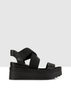 Havana Platforms Black/black By S By Sempre Di