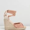 Hvar Espadrille Wedges Nude Suede By Office -Vionic AU Shop ic hvar espadrille wedges 887906
