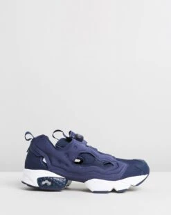 Instapump Fury - Unisex Collegiate Navy & White By Reebok