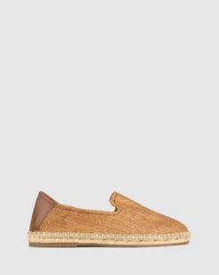 Island Slip On Espadrilles Tan Raffia By Zu