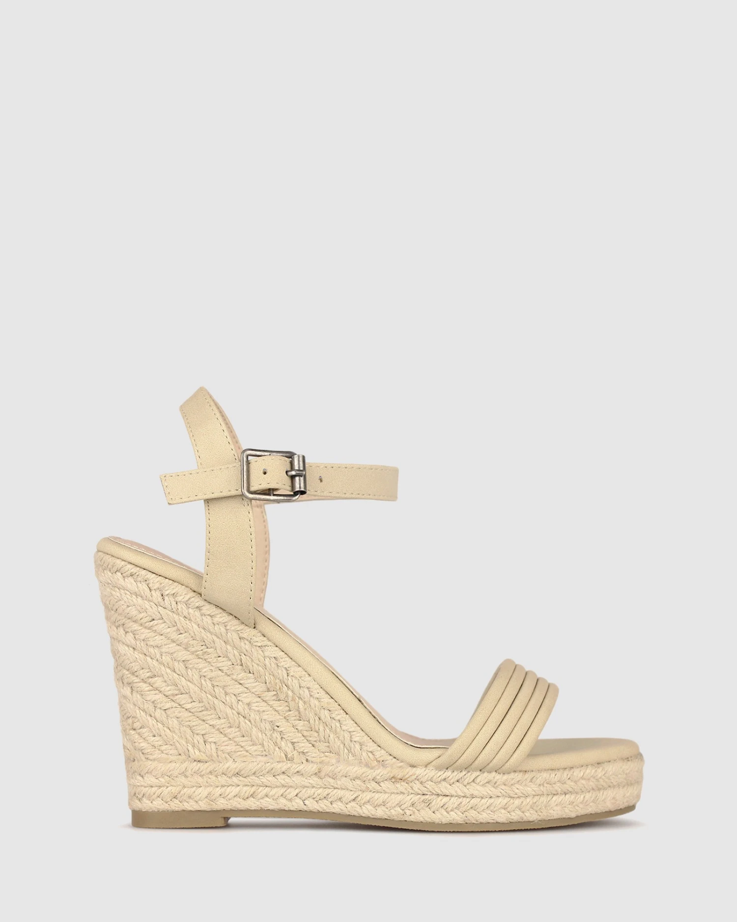 Jaraelle Wedge Sandals Nude By Betts 3 Jaraelle Wedge Sandals Nude By Betts