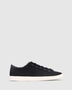 Jezz Lace Up Sneakers Black By Betts
