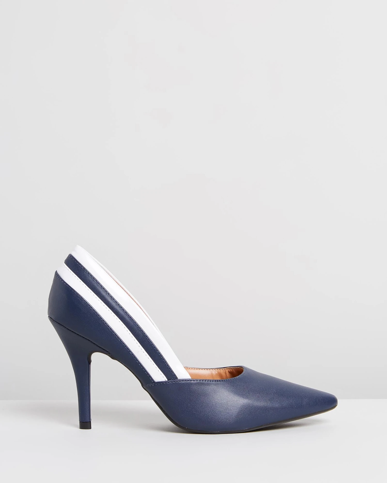 Jolene Navy & White By Vizzano 3 Jolene Navy & White By Vizzano