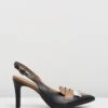 Josie Slingback Pumps Black & Camel By Vizzano 1 Josie Slingback Pumps Black & Camel By Vizzano -Vionic AU Shop ic josie slingback pumps 794342