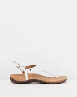 Kirra Backstrap Sandals White By Vionic