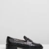 Lamar Black Croc By Tony Bianco