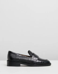 Lamar Black Croc By Tony Bianco