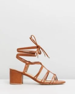 Lani Heels Tan Smooth By Spurr
