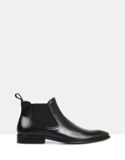 Larson Leather Chelsea Boots Black By Brando